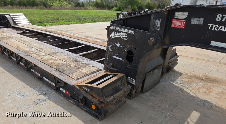 image for item DP6354 2007 Trail King TK110HDG-533 lowboy equipment trailer