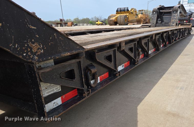 image for item DP6354 2007 Trail King TK110HDG-533 lowboy equipment trailer