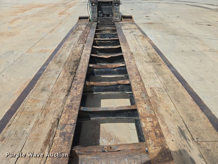 image for item DP6354 2007 Trail King TK110HDG-533 lowboy equipment trailer