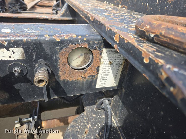 image for item DP6354 2007 Trail King TK110HDG-533 lowboy equipment trailer