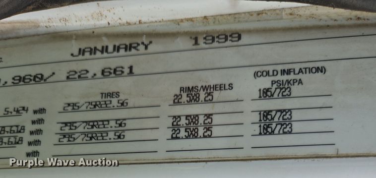 image for item DP6355 1999 Volvo VN semi truck