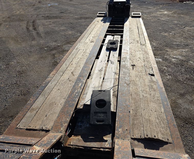 image for item DS3630 2017 Trail King TK110HDG-533 lowboy equipment trailer