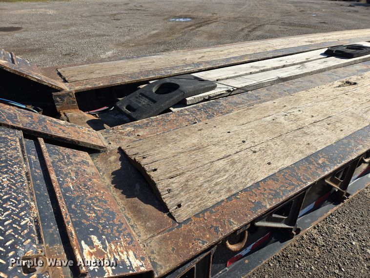 image for item DS3630 2017 Trail King TK110HDG-533 lowboy equipment trailer