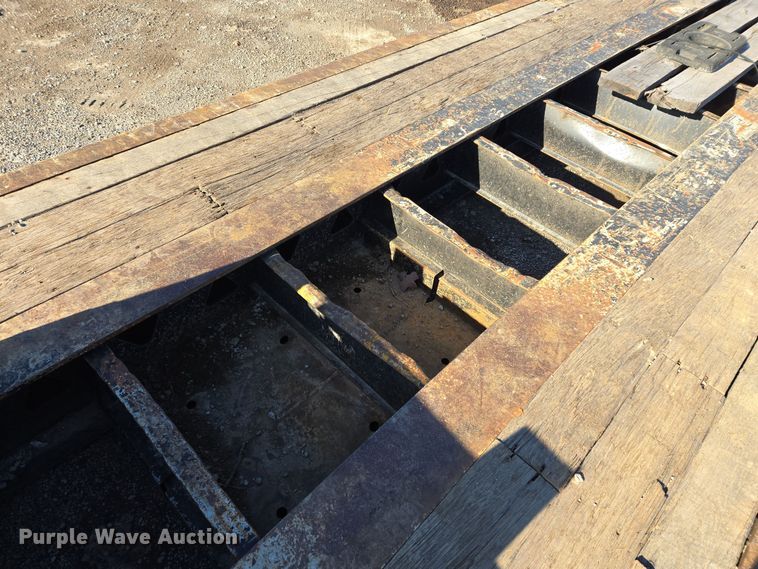 image for item DS3630 2017 Trail King TK110HDG-533 lowboy equipment trailer