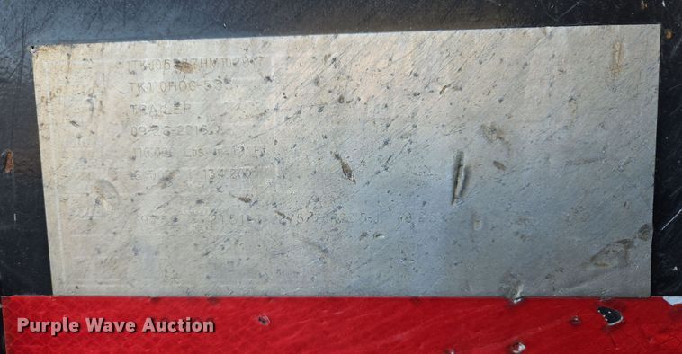 image for item DS3630 2017 Trail King TK110HDG-533 lowboy equipment trailer