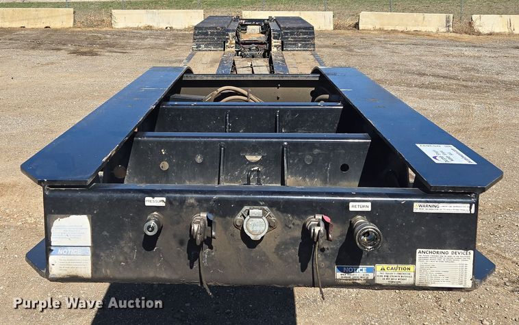 image for item DS3637 2022 Trail King TK110HDG lowboy equipment trailer