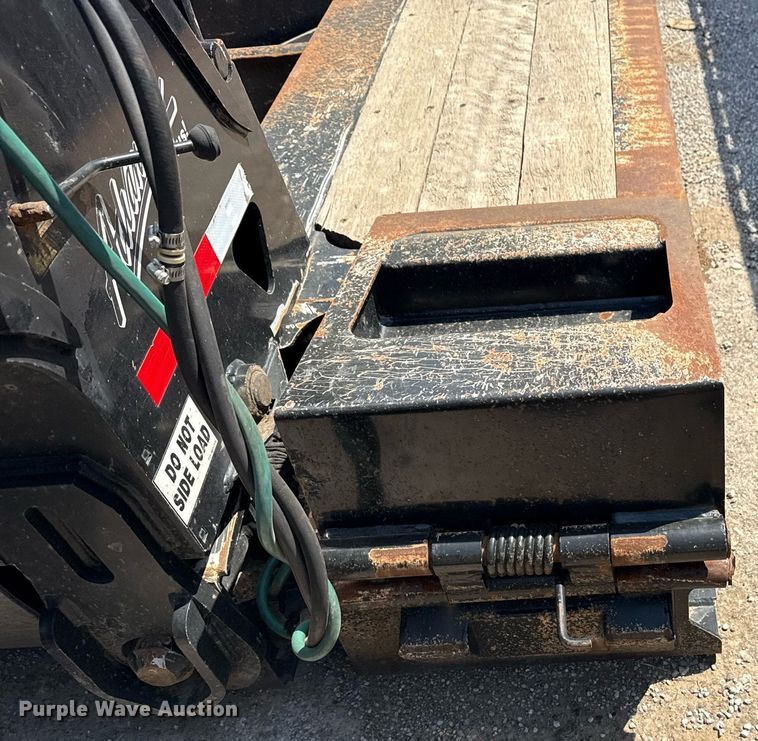 image for item DS3639 2022 Trail King TK 110 HDG lowboy equipment trailer