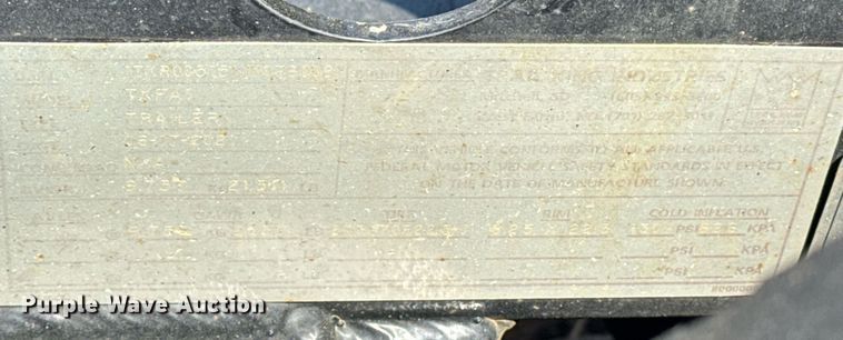 image for item DS3639 2022 Trail King TK 110 HDG lowboy equipment trailer