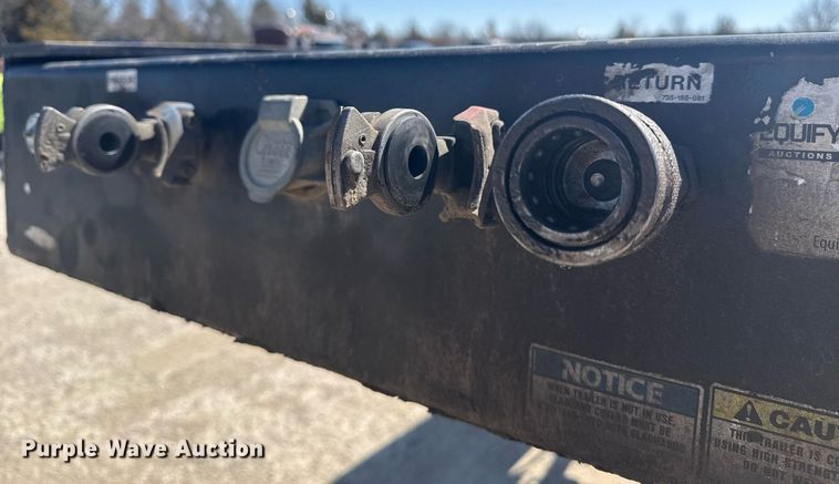 image for item DS3646 2018 Trail King TK110HDG lowboy equipment trailer