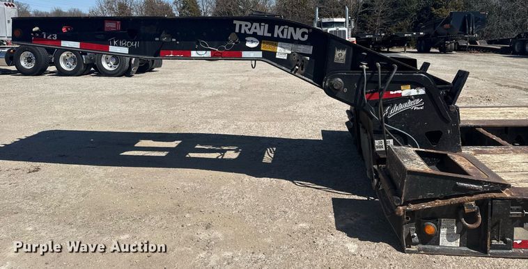 image for item DS3646 2018 Trail King TK110HDG lowboy equipment trailer