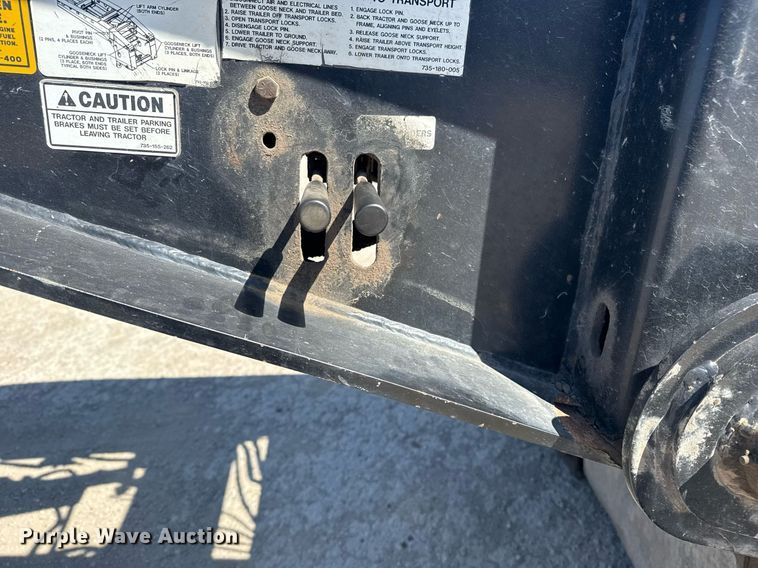 image for item DS3646 2018 Trail King TK110HDG lowboy equipment trailer