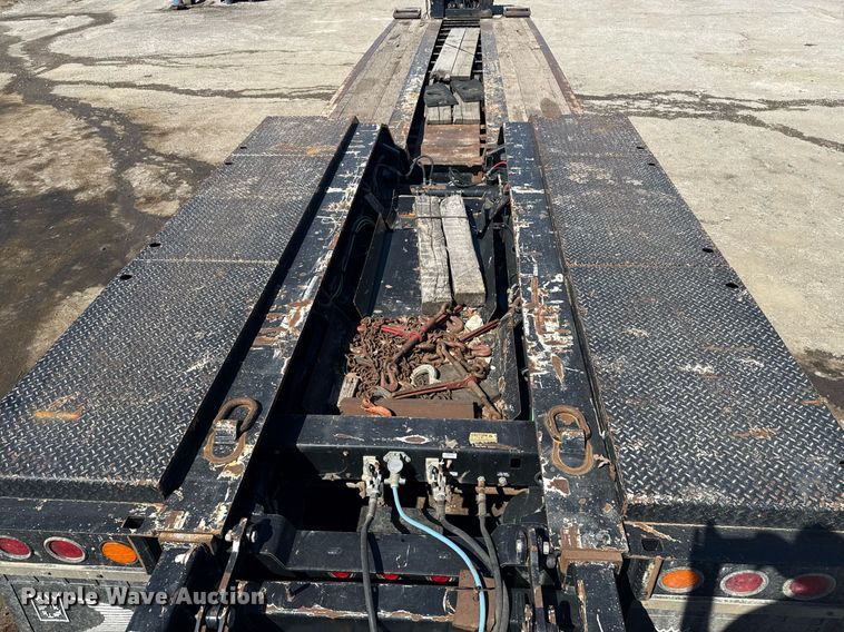 image for item DS3646 2018 Trail King TK110HDG lowboy equipment trailer