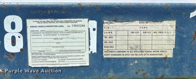 image for item DS3692 1998 Transcraft Trailers drop deck trailer