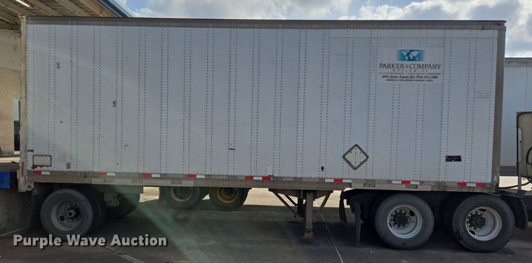 image for item DT4811 1992 Wabash DSA-102CW dry van trailer