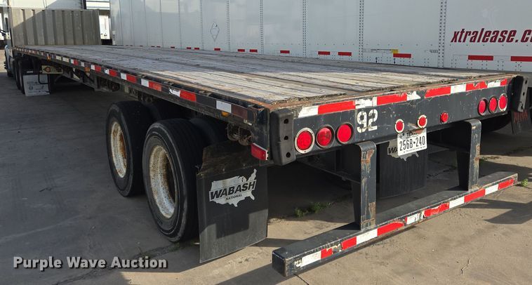 image for item DT4813 2003 Wabash flatbed trailer