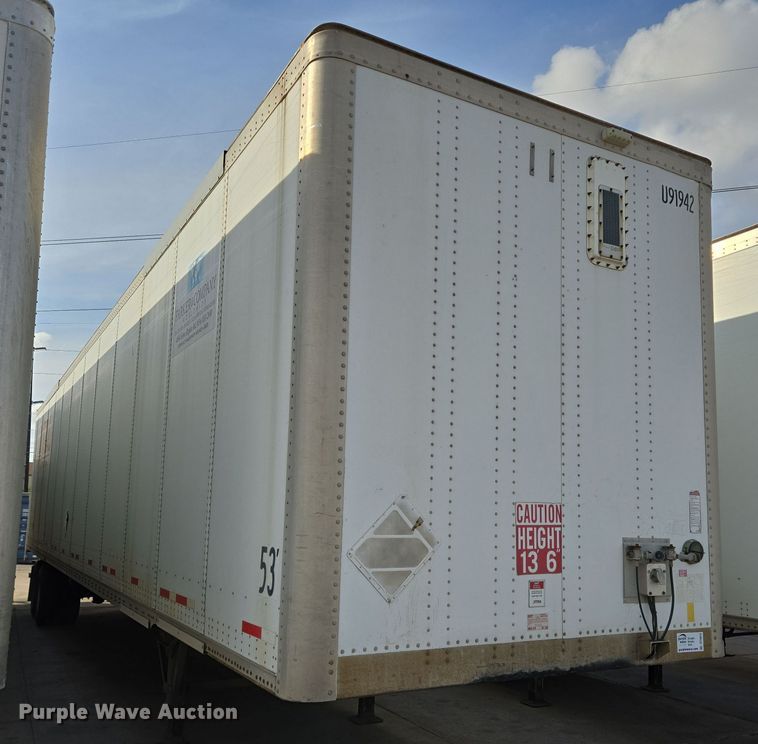 image for item DT4814 2012 Wabash dry van trailer