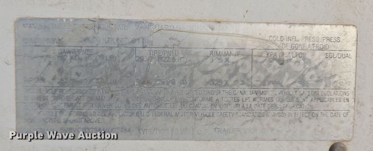 image for item DT4815 2010 Vanguard dry van trailer