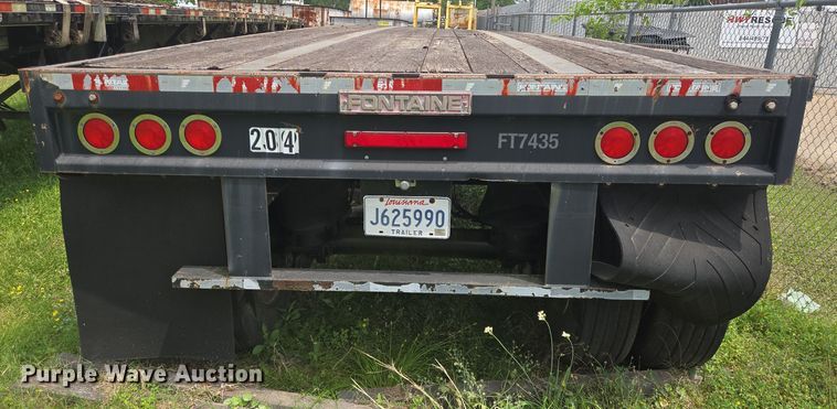 image for item DT4821 2013 Fontaine HCVSF12WSA flatbed trailer