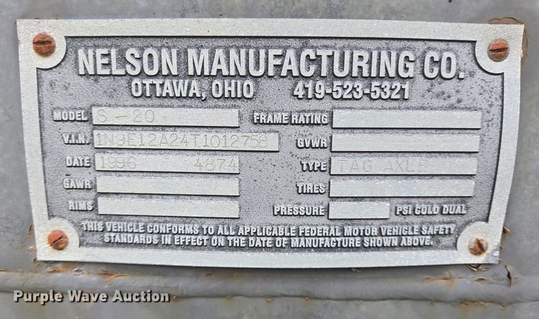 image for item DT4823 1996 Nelson S-20 jeep