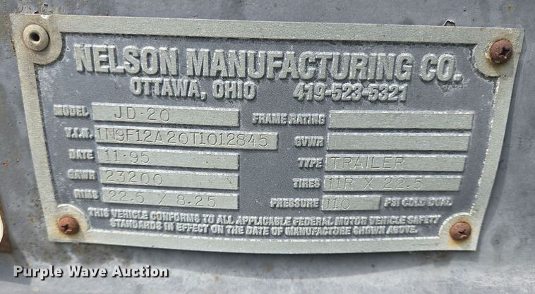 image for item DT4824 1996 Nelson JD-20 stinger