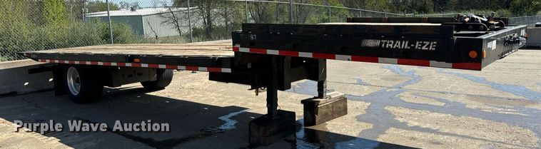 image for item DV1965 2015 Trail-Eze TE201A drop tilt deck equipment trailer