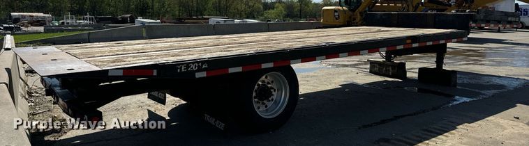 image for item DV1965 2015 Trail-Eze TE201A drop tilt deck equipment trailer