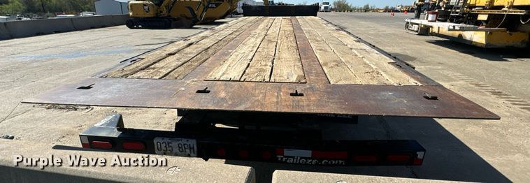 image for item DV1965 2015 Trail-Eze TE201A drop tilt deck equipment trailer
