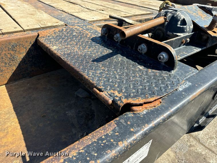image for item DV1965 2015 Trail-Eze TE201A drop tilt deck equipment trailer