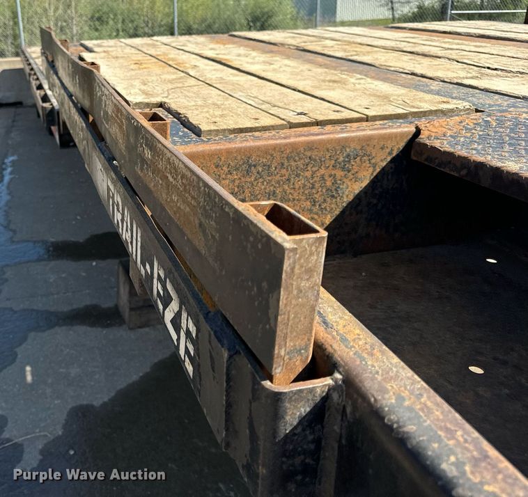 image for item DV1965 2015 Trail-Eze TE201A drop tilt deck equipment trailer