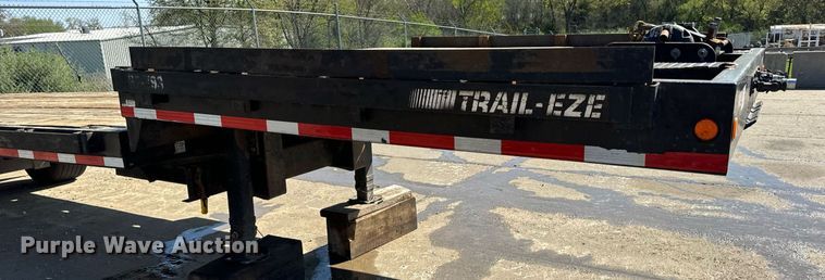 image for item DV1965 2015 Trail-Eze TE201A drop tilt deck equipment trailer