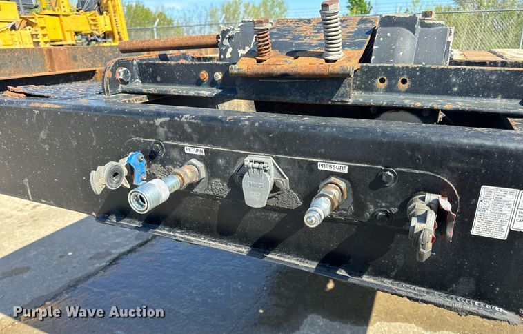 image for item DV1965 2015 Trail-Eze TE201A drop tilt deck equipment trailer