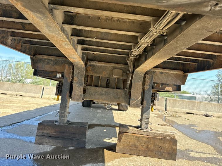 image for item DV1965 2015 Trail-Eze TE201A drop tilt deck equipment trailer