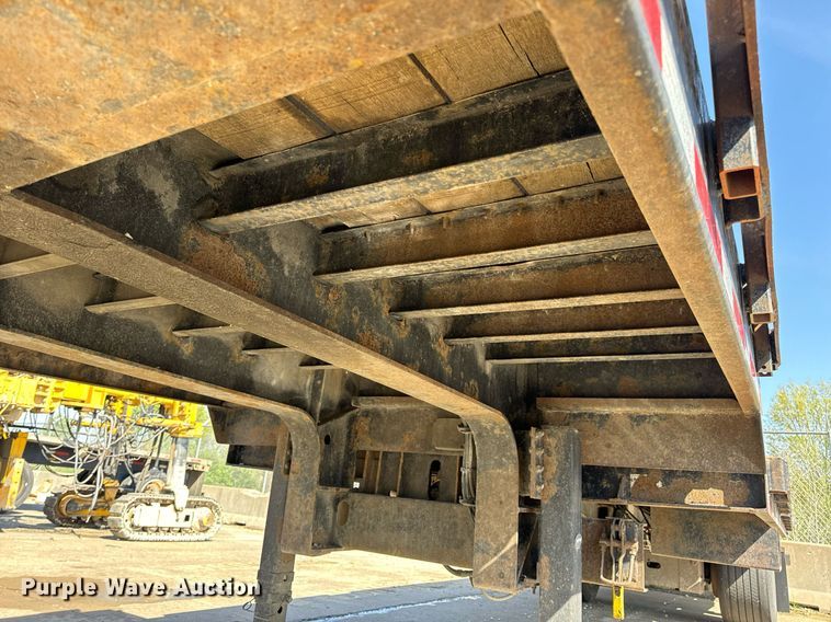 image for item DV1965 2015 Trail-Eze TE201A drop tilt deck equipment trailer