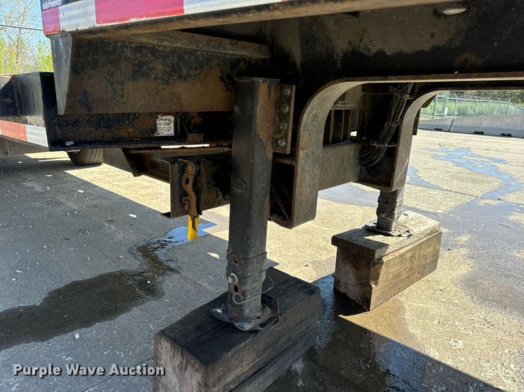 image for item DV1965 2015 Trail-Eze TE201A drop tilt deck equipment trailer