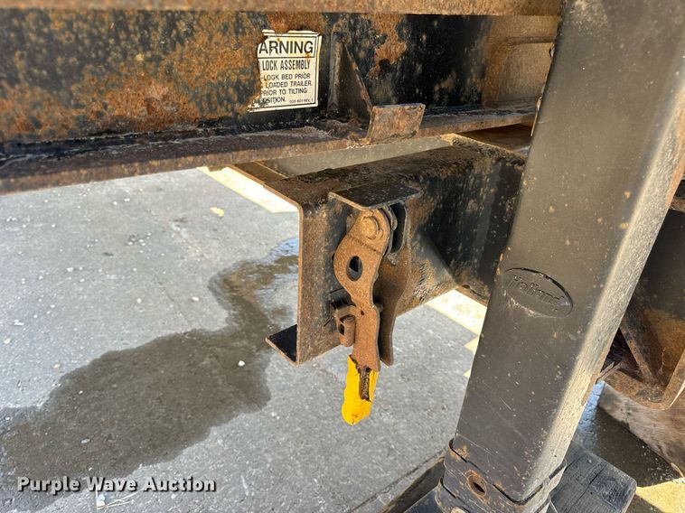 image for item DV1965 2015 Trail-Eze TE201A drop tilt deck equipment trailer