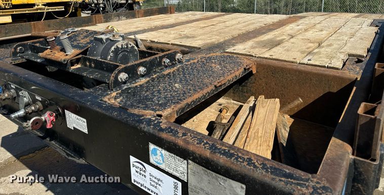 image for item DV1965 2015 Trail-Eze TE201A drop tilt deck equipment trailer