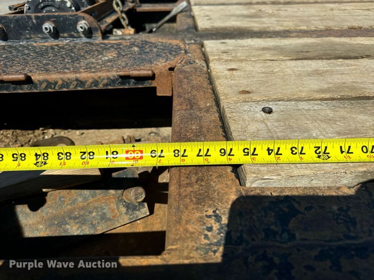 image for item DV1965 2015 Trail-Eze TE201A drop tilt deck equipment trailer