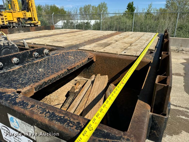 image for item DV1965 2015 Trail-Eze TE201A drop tilt deck equipment trailer