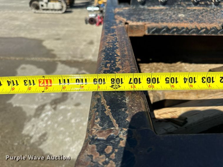 image for item DV1965 2015 Trail-Eze TE201A drop tilt deck equipment trailer