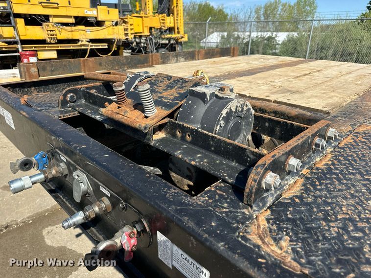 image for item DV1965 2015 Trail-Eze TE201A drop tilt deck equipment trailer