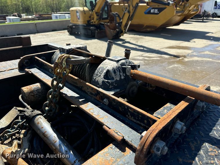 image for item DV1965 2015 Trail-Eze TE201A drop tilt deck equipment trailer