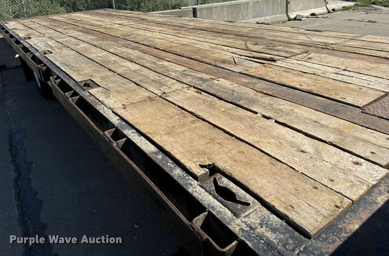 image for item DV1965 2015 Trail-Eze TE201A drop tilt deck equipment trailer