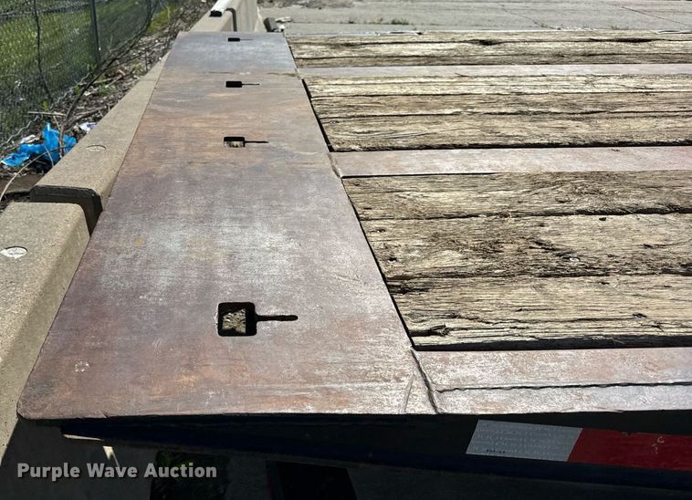 image for item DV1965 2015 Trail-Eze TE201A drop tilt deck equipment trailer