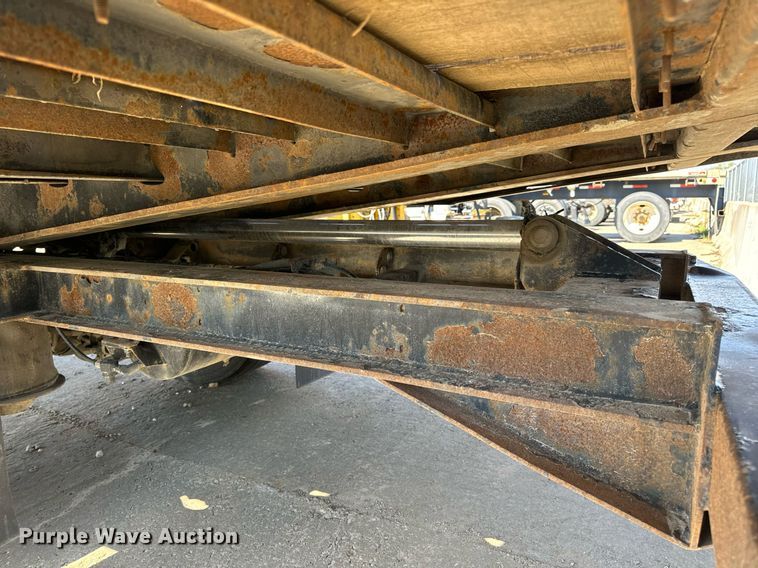 image for item DV1965 2015 Trail-Eze TE201A drop tilt deck equipment trailer