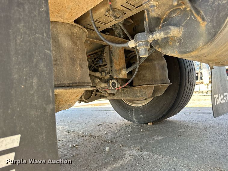 image for item DV1965 2015 Trail-Eze TE201A drop tilt deck equipment trailer