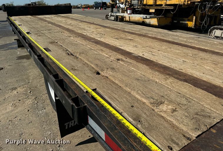 image for item DV1965 2015 Trail-Eze TE201A drop tilt deck equipment trailer