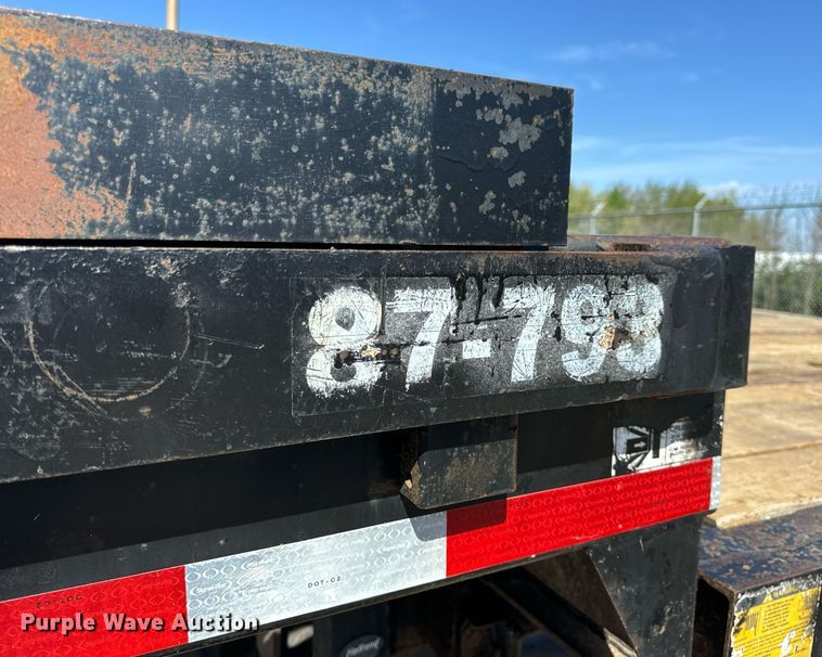 image for item DV1965 2015 Trail-Eze TE201A drop tilt deck equipment trailer