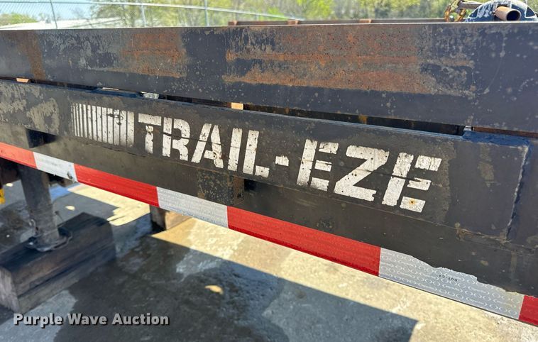 image for item DV1965 2015 Trail-Eze TE201A drop tilt deck equipment trailer