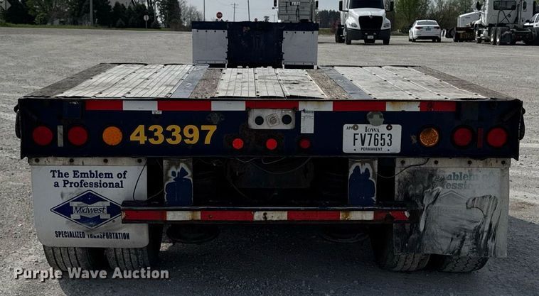 image for item DV2518 2012 Trail King Industries TK54MG-482 lowboy equipment trailer