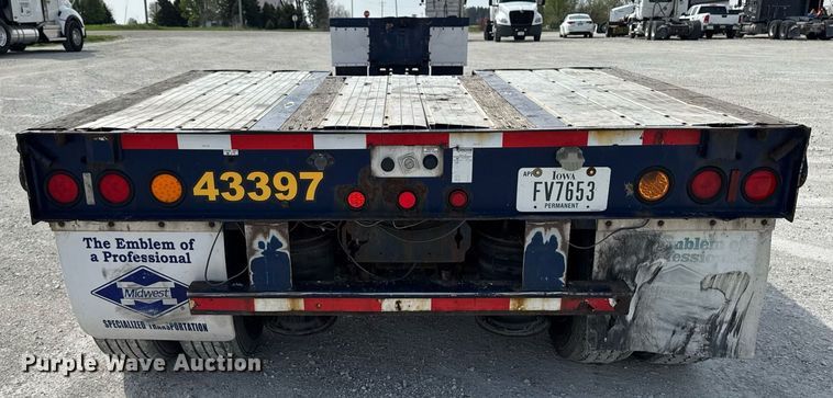 image for item DV2518 2012 Trail King Industries TK54MG-482 lowboy equipment trailer